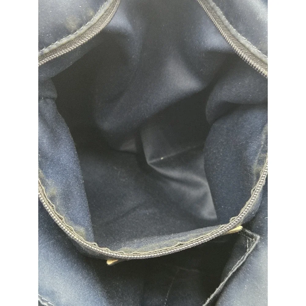Coach B1273-19569 Navy Blue Audrey Andie Cinched Shoulder Bag